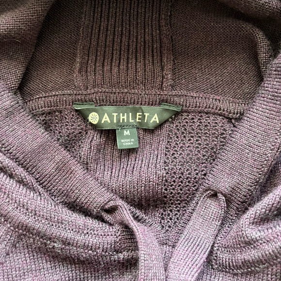 Athleta Verona Knit Wool Plum purple pullover
Hooded Sweatshirt - Picture 8 of 12